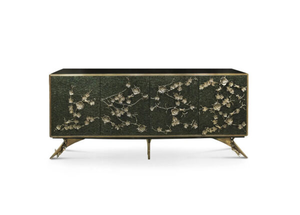 Spellbound Peacock Feather Cabinet